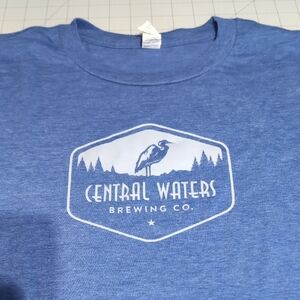 Men's T-shirt Central Waters Brewery Size Extra Large